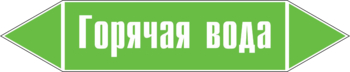 Маркировка трубопровода "горячая вода" (пленка, 252х52 мм) - Маркировка трубопроводов - Маркировки трубопроводов "ВОДА" - . Магазин Znakstend.ru